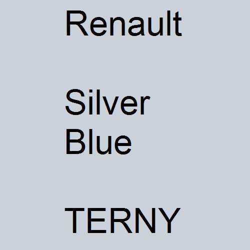 Renault, Silver Blue, TERNY.